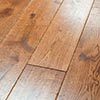 Distressed engineered oak flooring UFH